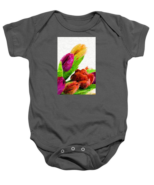 Baby Onesie - Abstract Flower 0722