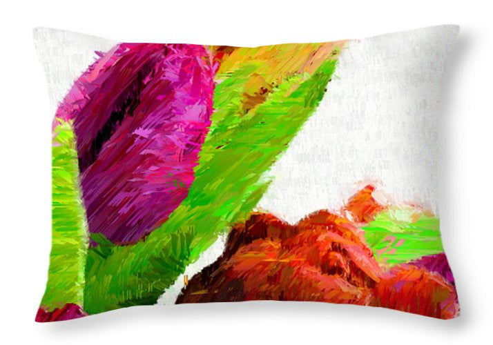 Throw Pillow - Abstract Flower 0722