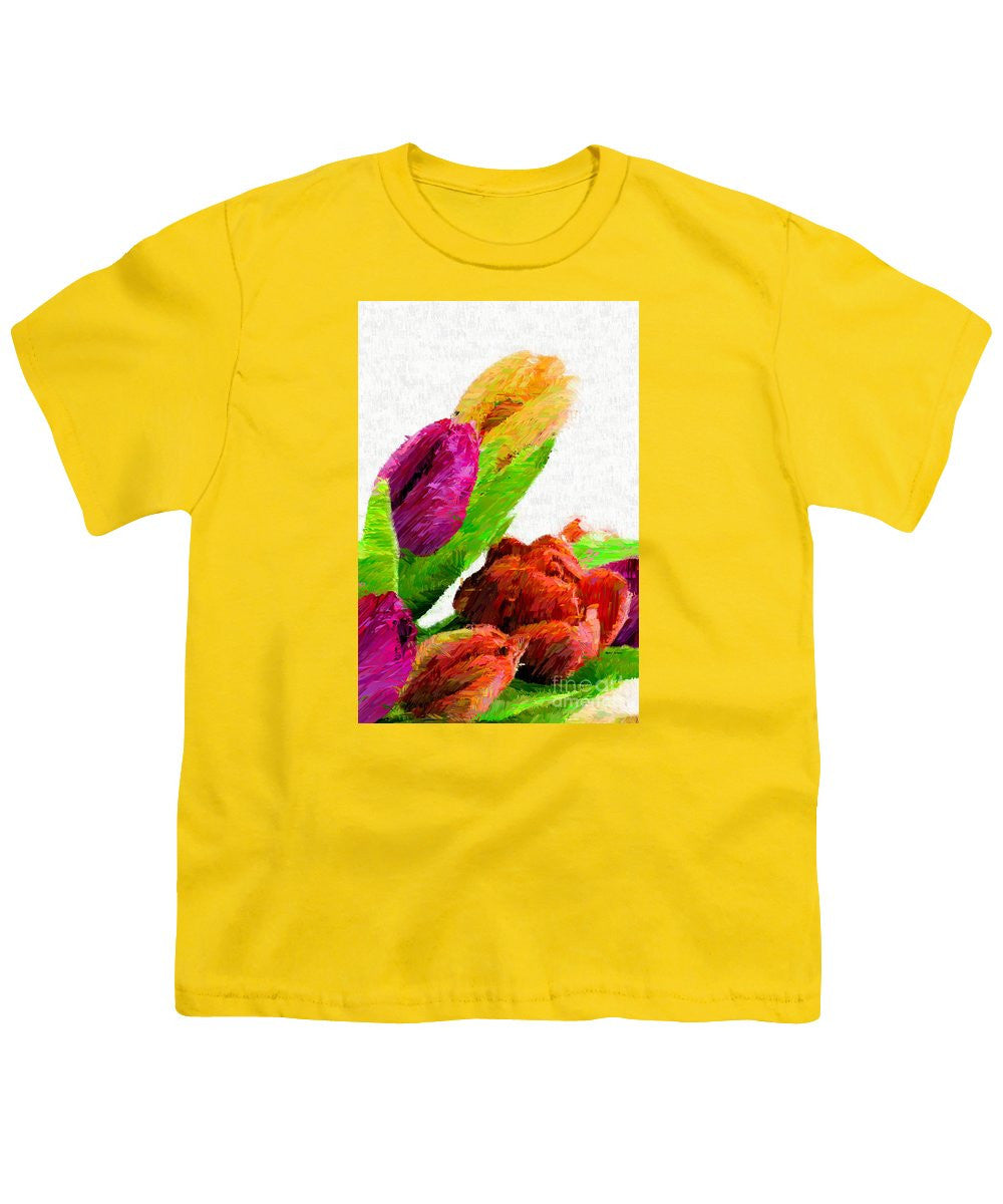 Youth T-Shirt - Abstract Flower 0722