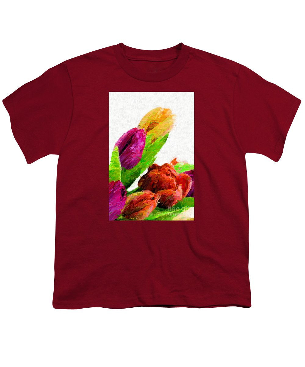 Youth T-Shirt - Abstract Flower 0722