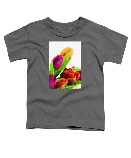 Toddler T-Shirt - Abstract Flower 0722