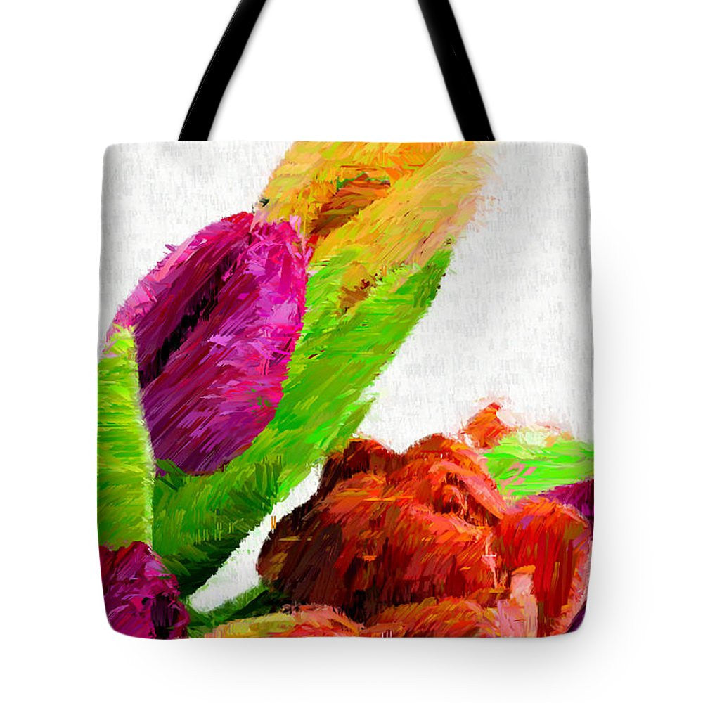 Tote Bag - Abstract Flower 0722