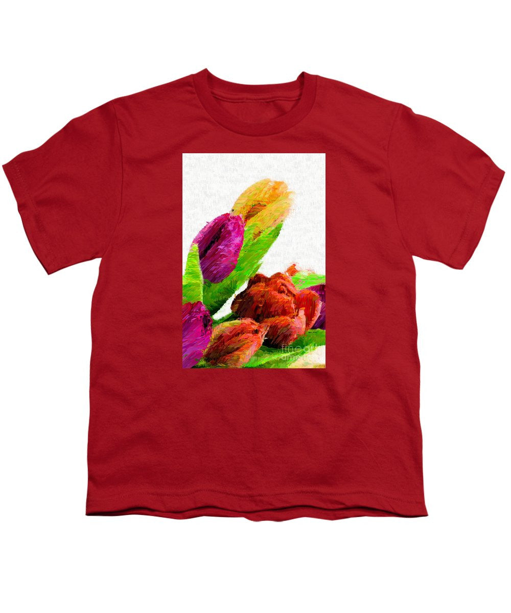 Youth T-Shirt - Abstract Flower 0722