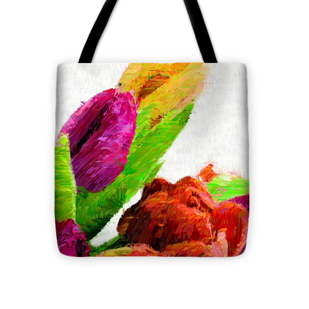 Tote Bag - Abstract Flower 0722