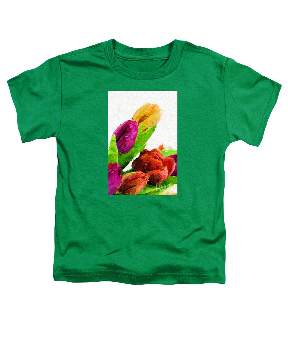 Toddler T-Shirt - Abstract Flower 0722