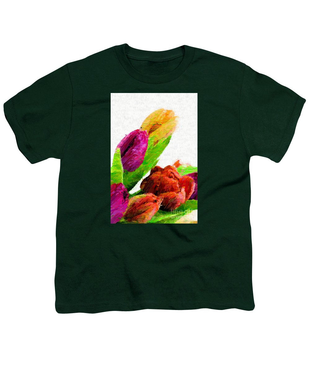 Youth T-Shirt - Abstract Flower 0722