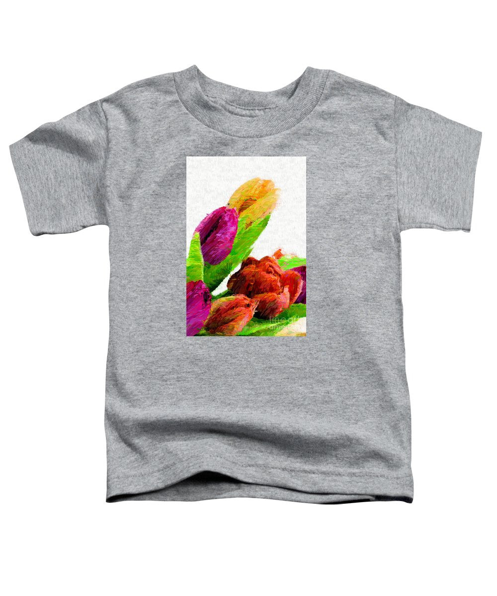 Toddler T-Shirt - Abstract Flower 0722