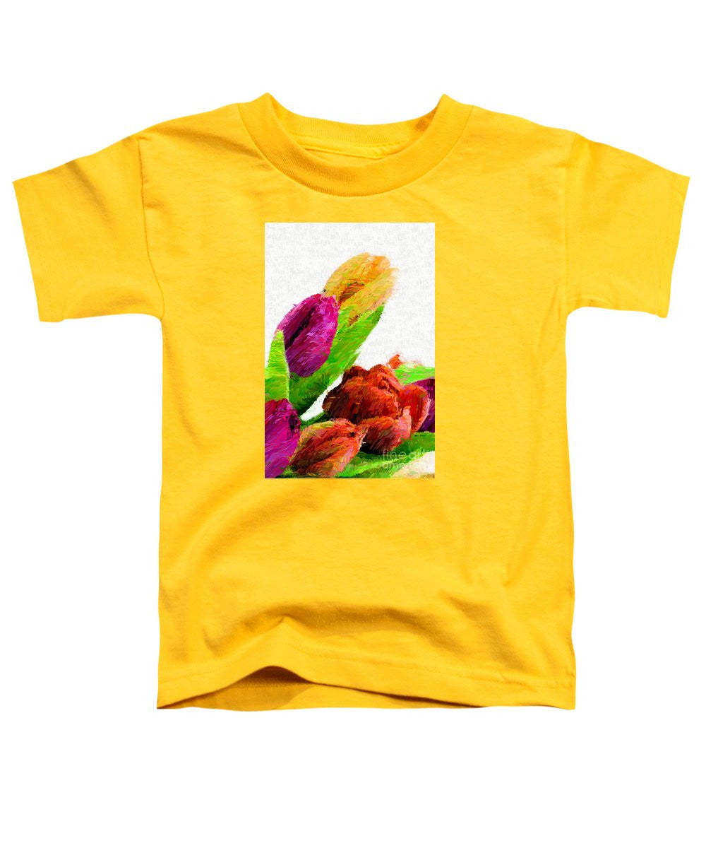 Toddler T-Shirt - Abstract Flower 0722