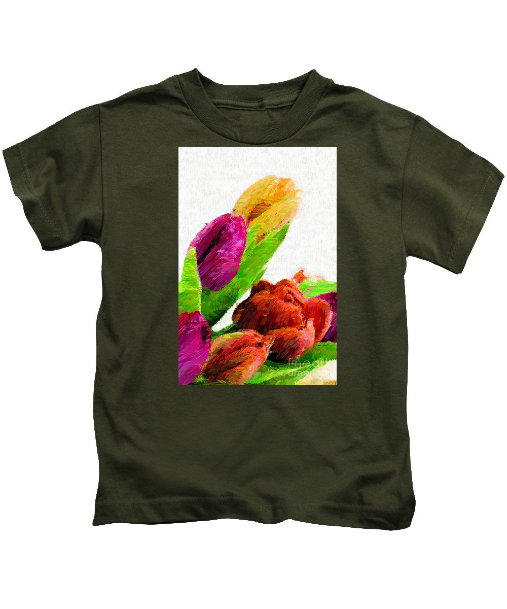 Kids T-Shirt - Abstract Flower 0722