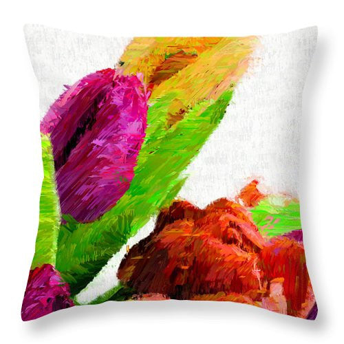 Throw Pillow - Abstract Flower 0722