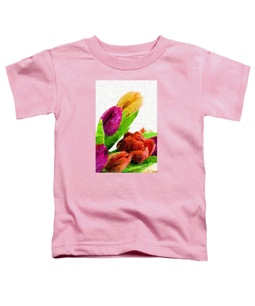 Toddler T-Shirt - Abstract Flower 0722