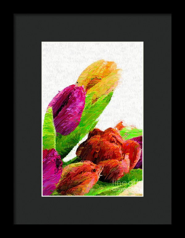 Framed Print - Abstract Flower 0722