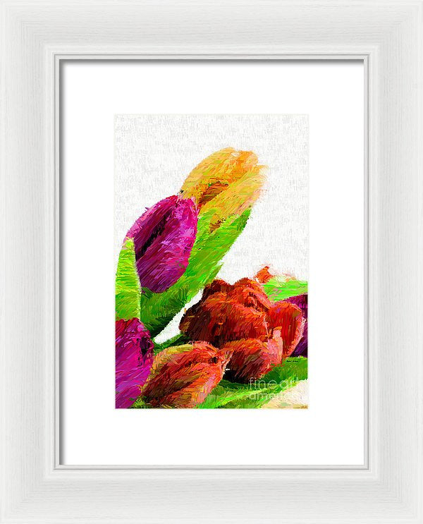 Framed Print - Abstract Flower 0722