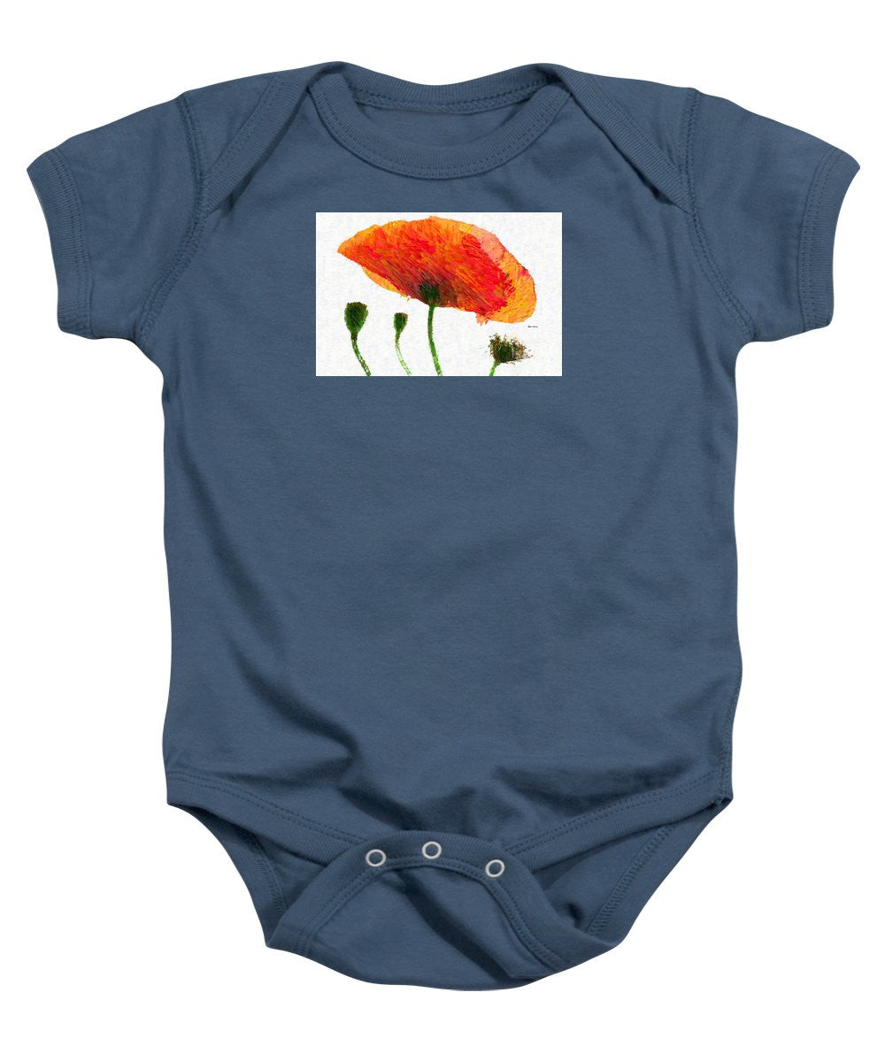 Baby Onesie - Abstract Flower 0723