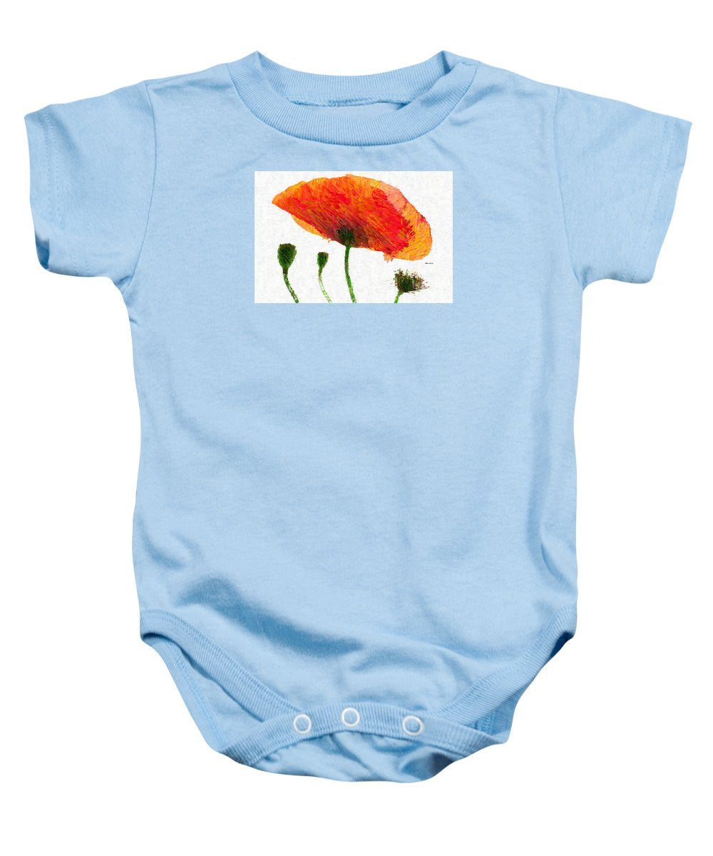 Baby Onesie - Abstract Flower 0723