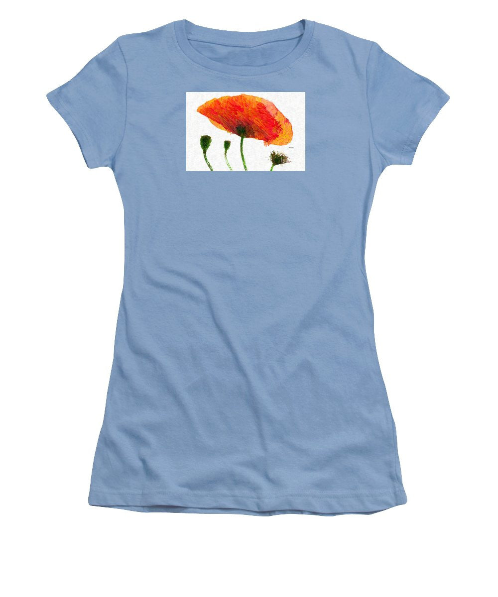 Women's T-Shirt (Junior Cut) - Abstract Flower 0723