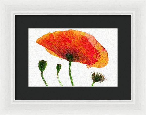 Framed Print - Abstract Flower 0723