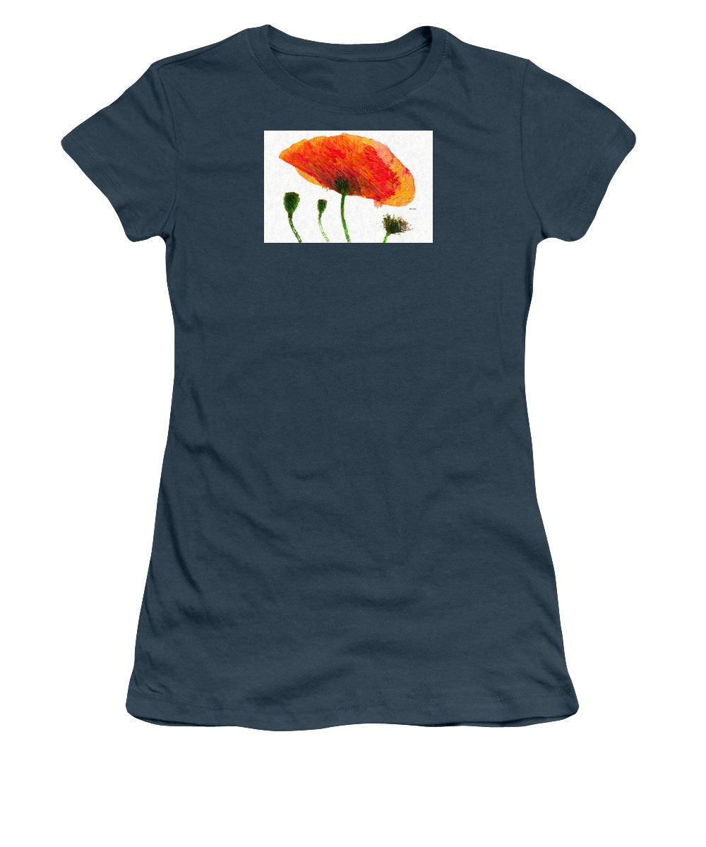 Women's T-Shirt (Junior Cut) - Abstract Flower 0723