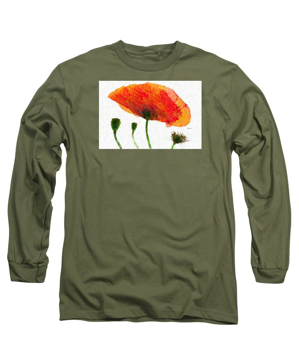 Long Sleeve T-Shirt - Abstract Flower 0723