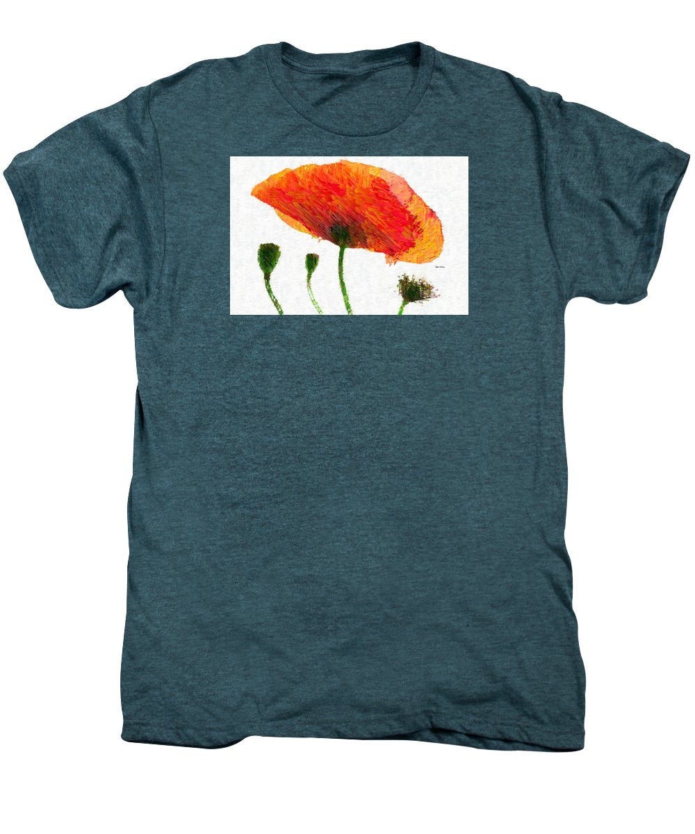 Men's Premium T-Shirt - Abstract Flower 0723