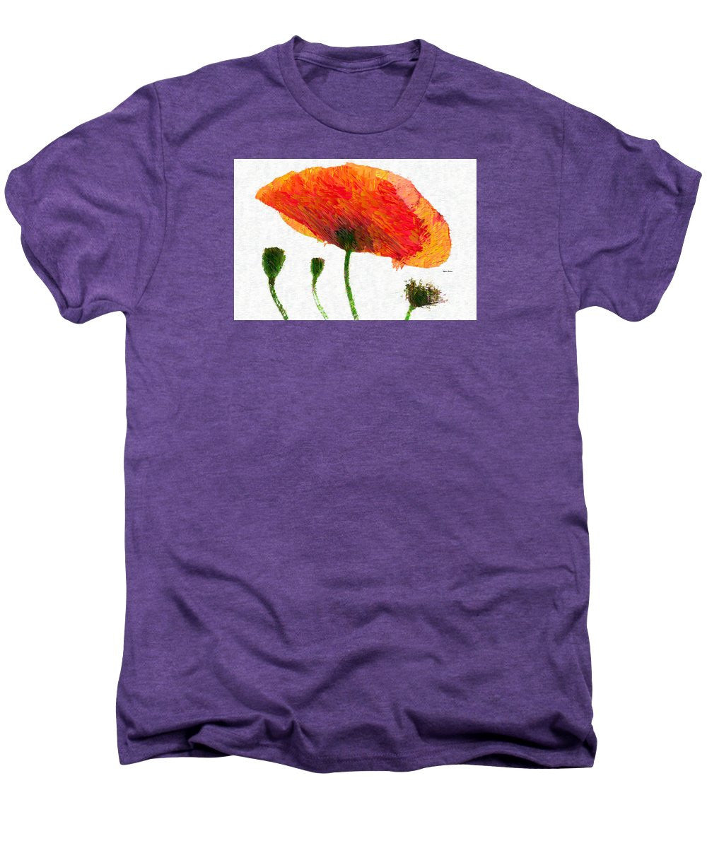 Men's Premium T-Shirt - Abstract Flower 0723