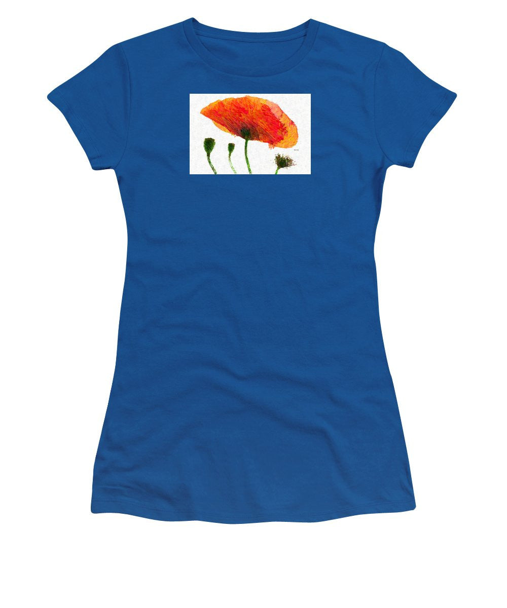 Women's T-Shirt (Junior Cut) - Abstract Flower 0723