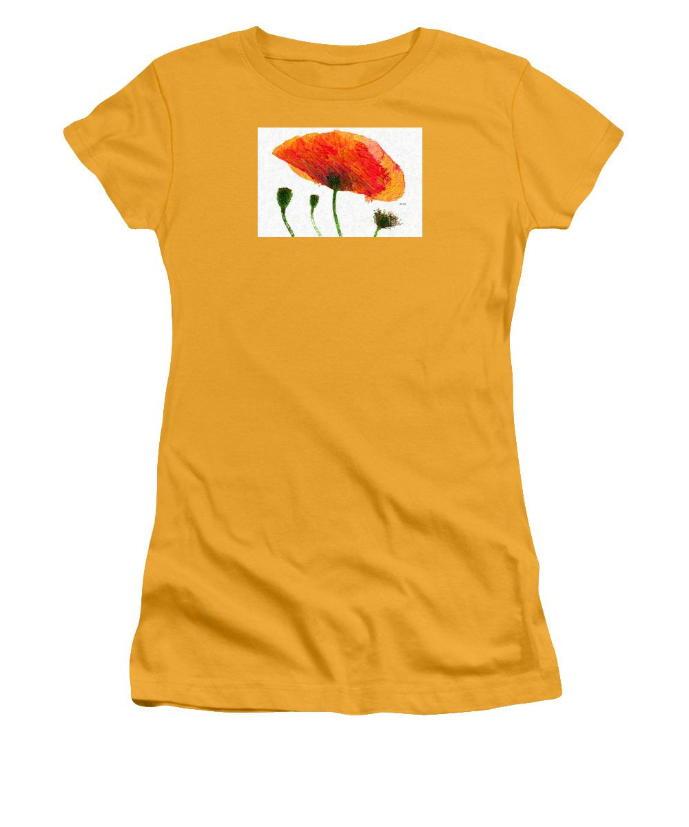 Women's T-Shirt (Junior Cut) - Abstract Flower 0723