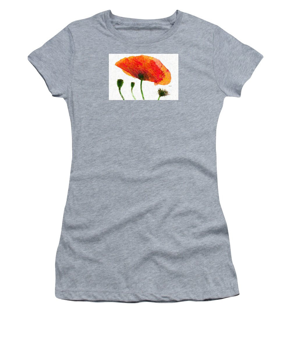 Women's T-Shirt (Junior Cut) - Abstract Flower 0723