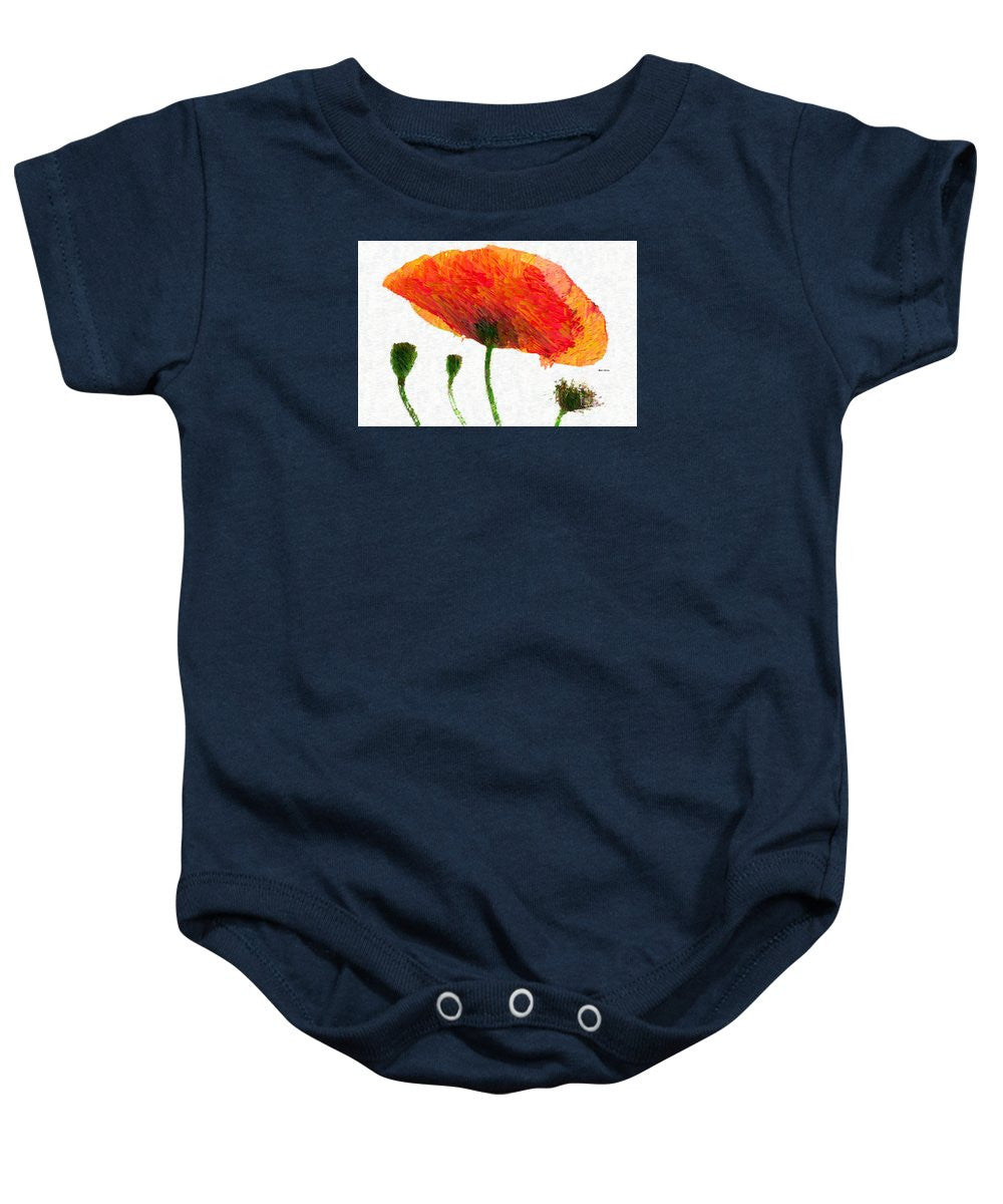 Baby Onesie - Abstract Flower 0723