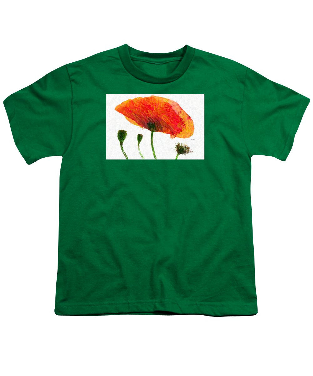 Youth T-Shirt - Abstract Flower 0723