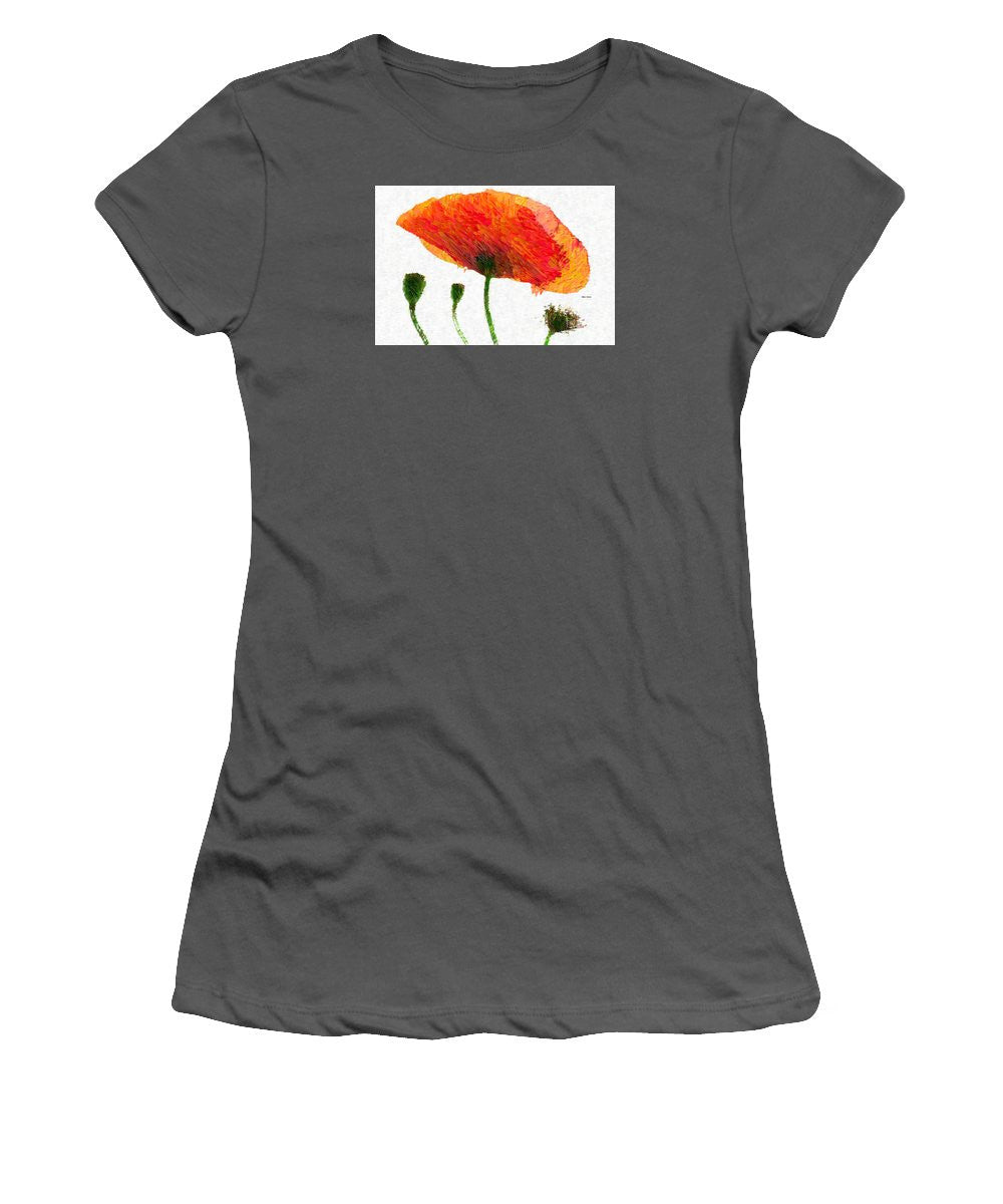 Women's T-Shirt (Junior Cut) - Abstract Flower 0723