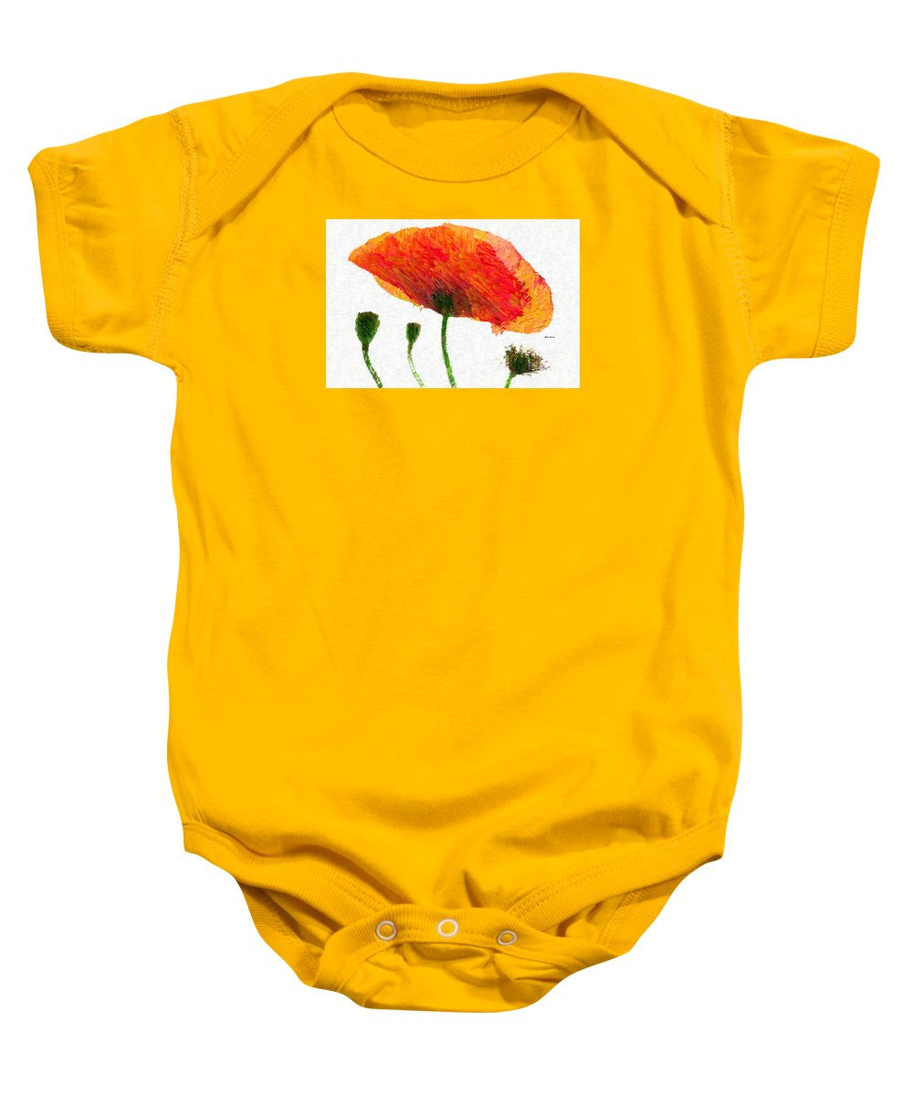 Baby Onesie - Abstract Flower 0723