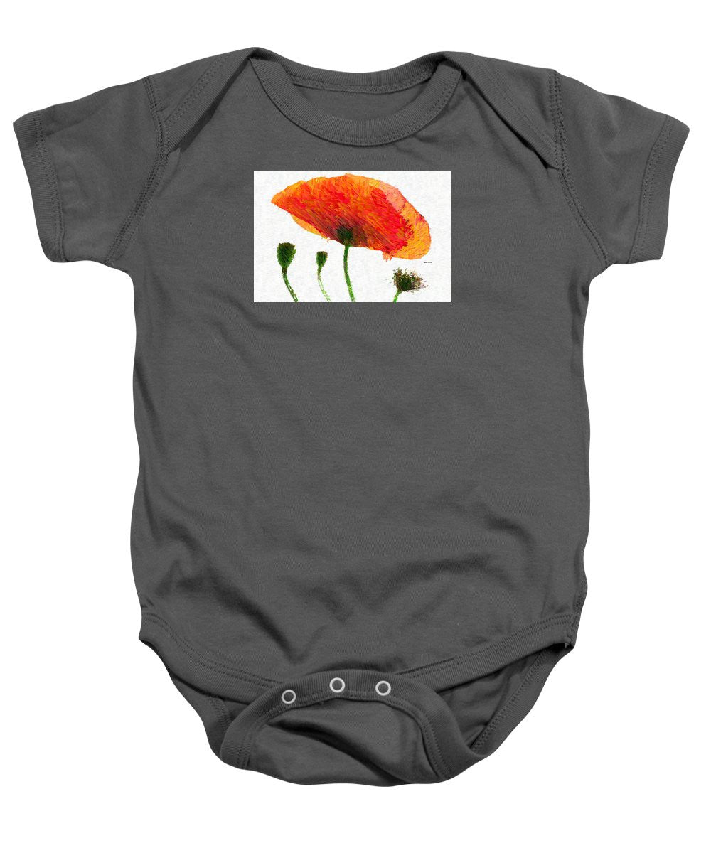 Baby Onesie - Abstract Flower 0723