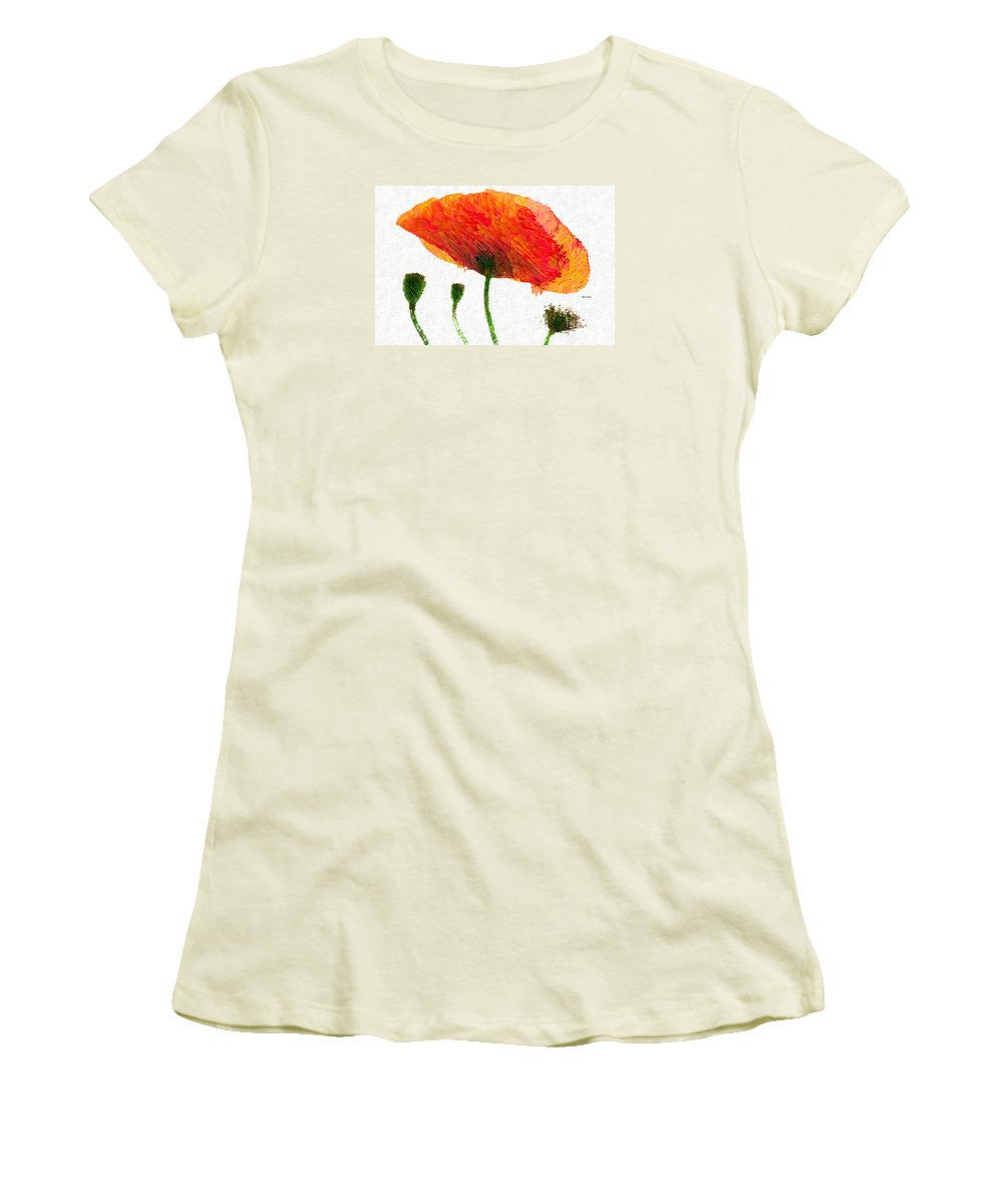 Women's T-Shirt (Junior Cut) - Abstract Flower 0723