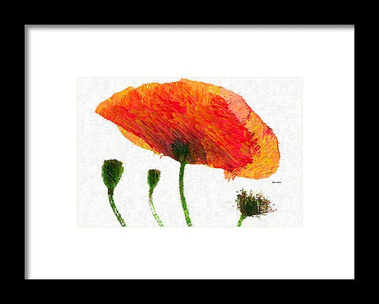 Framed Print - Abstract Flower 0723