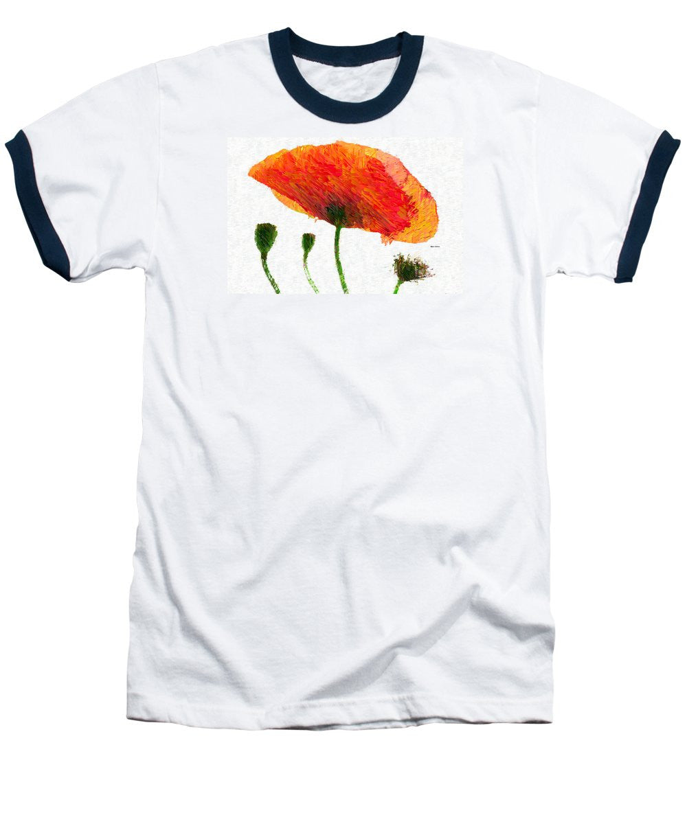 Baseball T-Shirt - Abstract Flower 0723