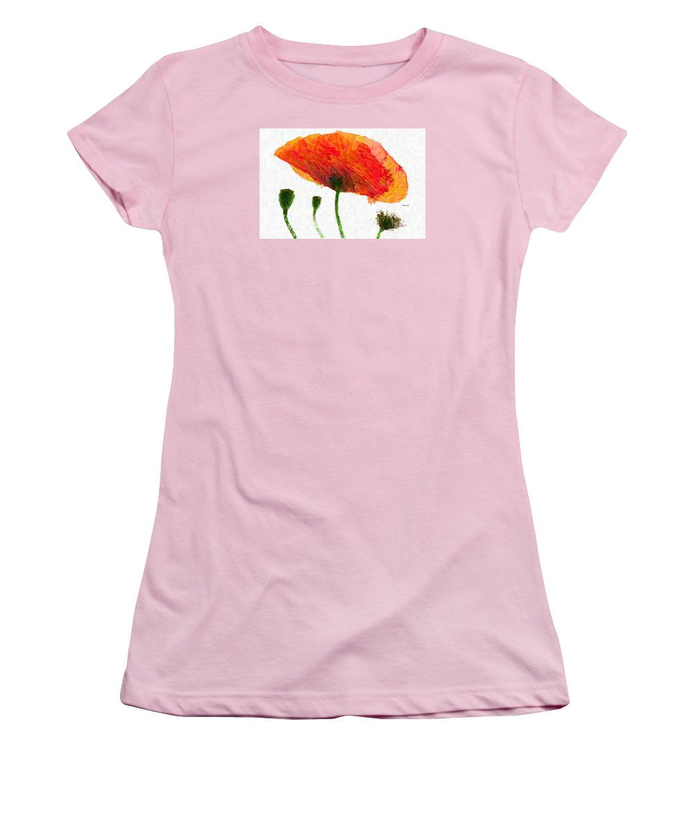 Women's T-Shirt (Junior Cut) - Abstract Flower 0723