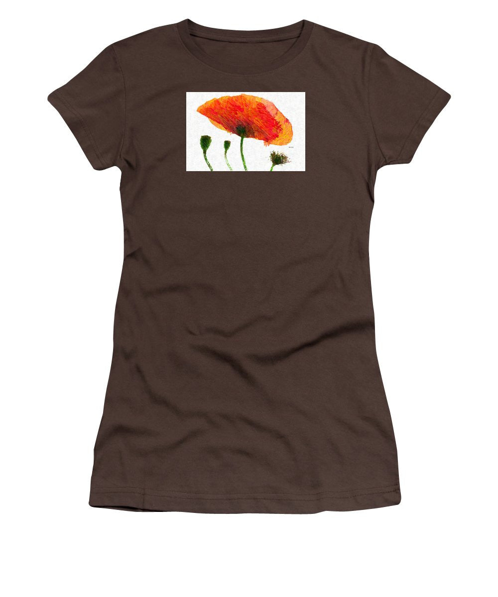 Women's T-Shirt (Junior Cut) - Abstract Flower 0723