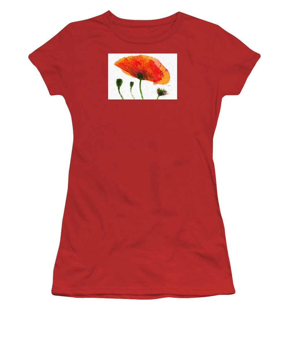 Women's T-Shirt (Junior Cut) - Abstract Flower 0723