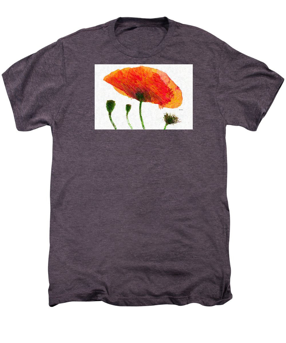 Men's Premium T-Shirt - Abstract Flower 0723