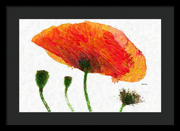 Framed Print - Abstract Flower 0723