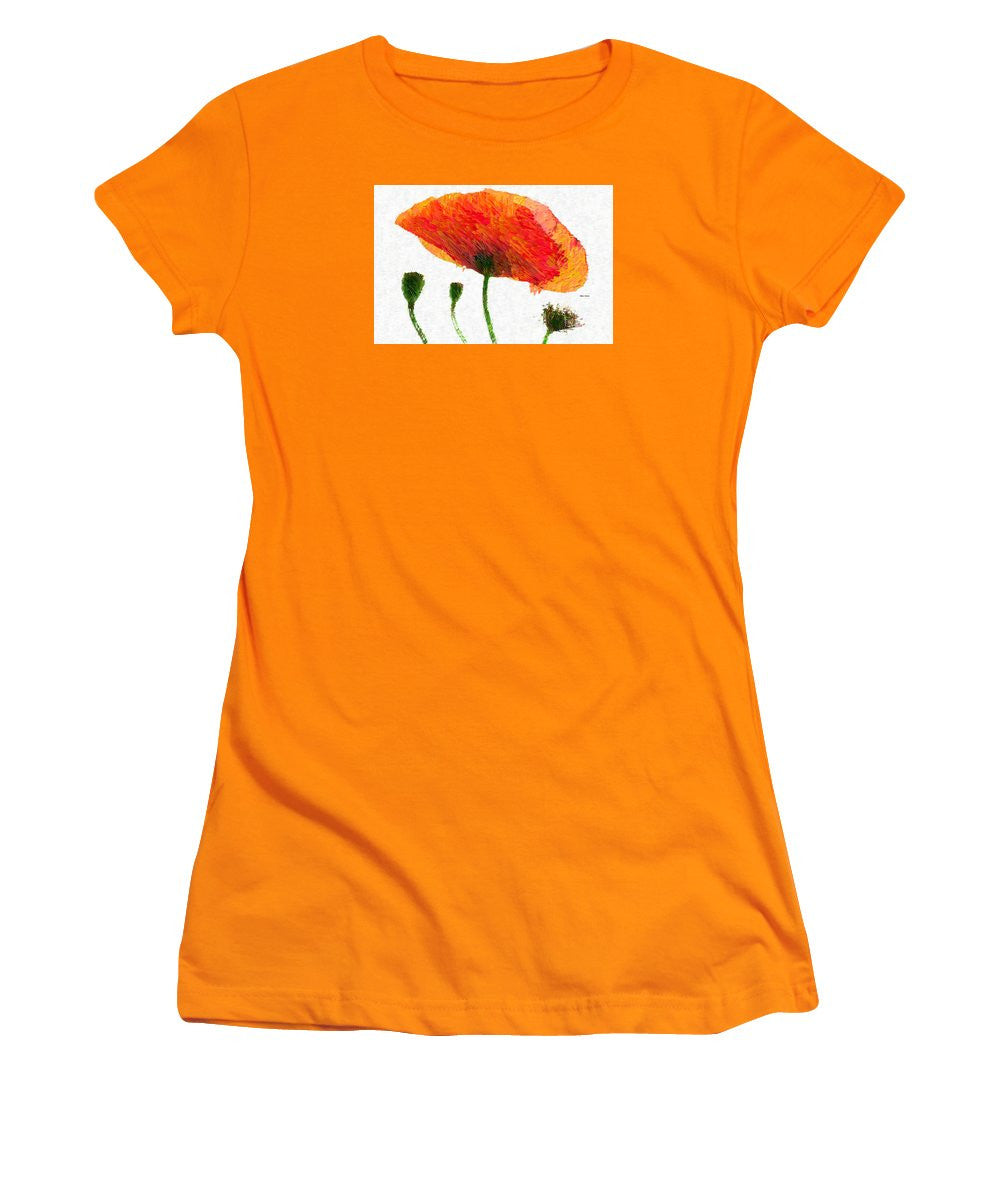 Women's T-Shirt (Junior Cut) - Abstract Flower 0723