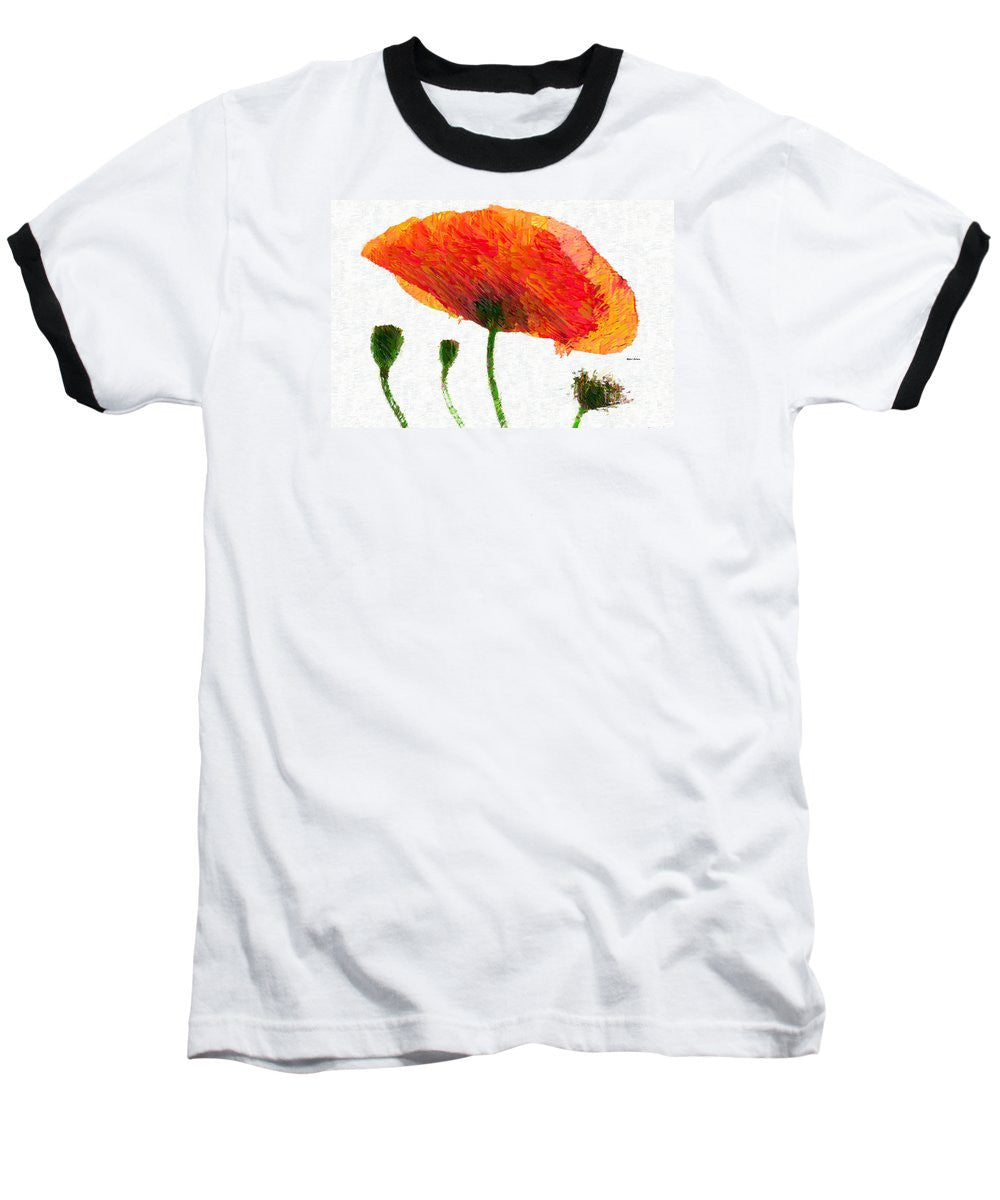 Baseball T-Shirt - Abstract Flower 0723