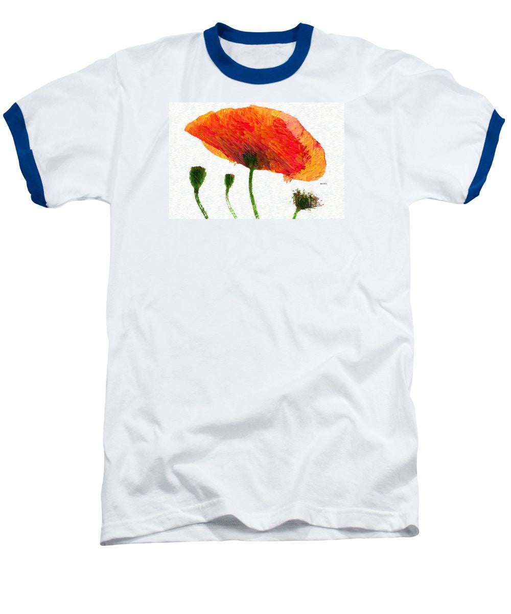 Baseball T-Shirt - Abstract Flower 0723