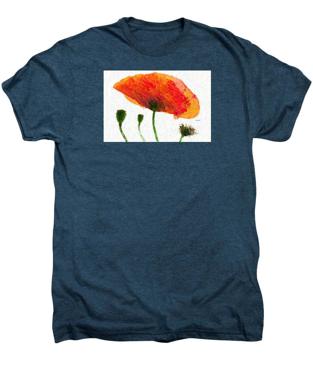 Men's Premium T-Shirt - Abstract Flower 0723