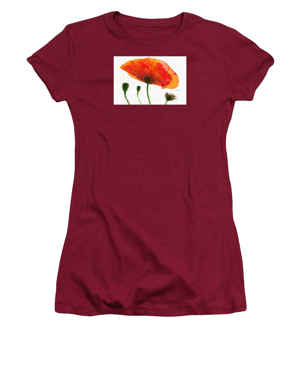 Women's T-Shirt (Junior Cut) - Abstract Flower 0723