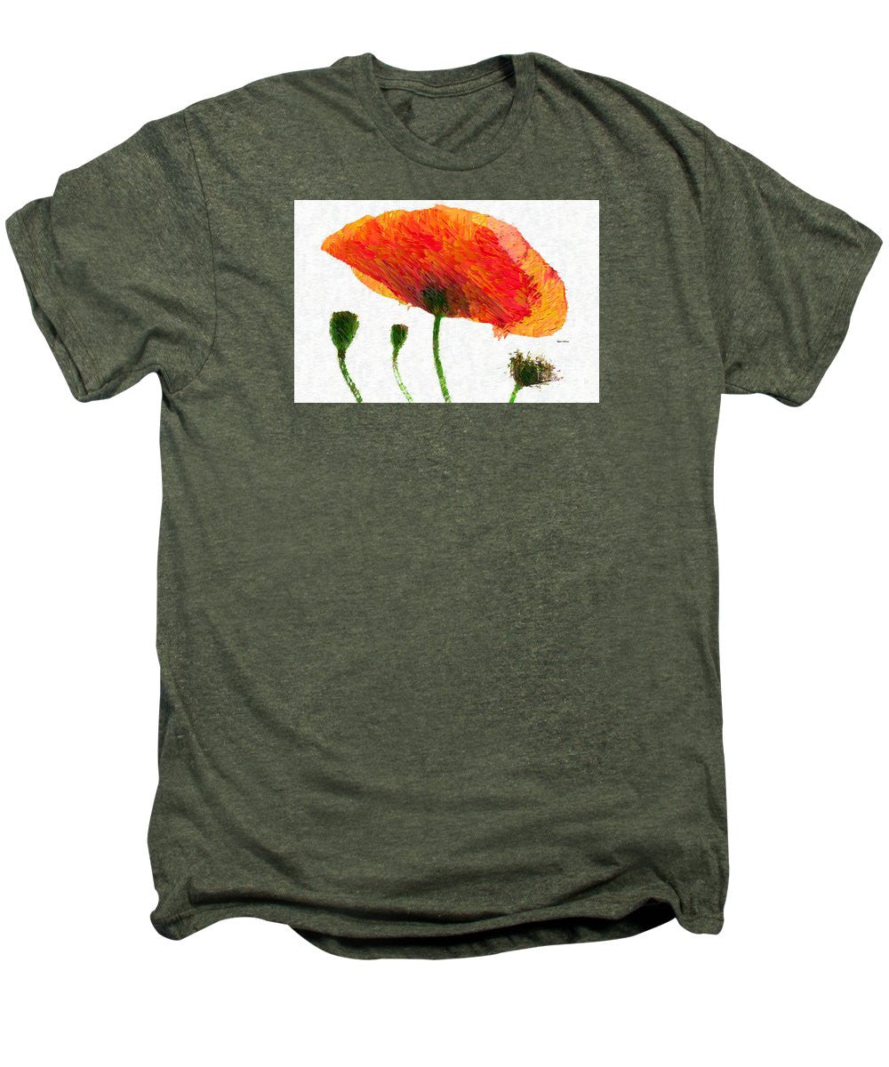 Men's Premium T-Shirt - Abstract Flower 0723