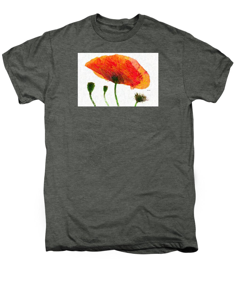 Men's Premium T-Shirt - Abstract Flower 0723