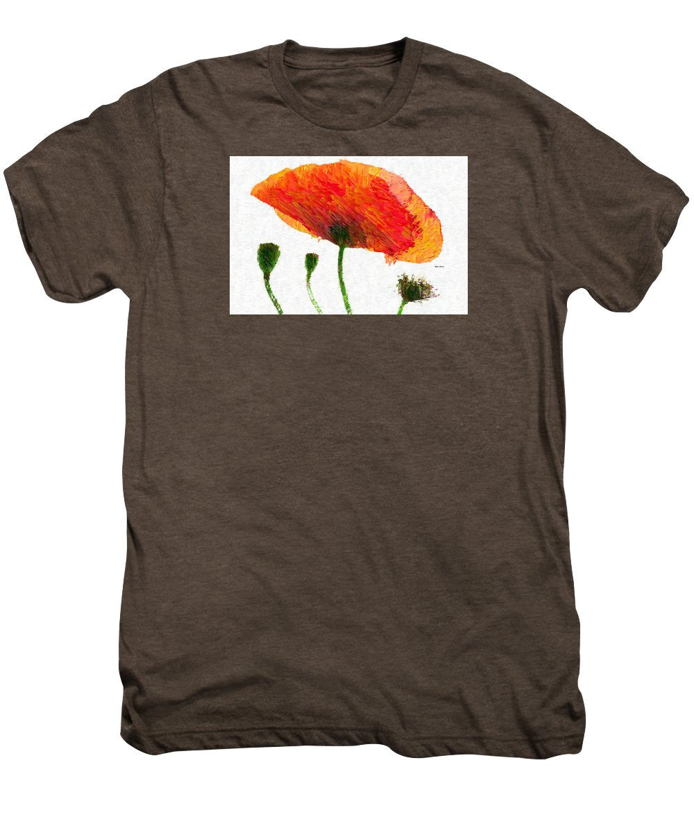 Men's Premium T-Shirt - Abstract Flower 0723