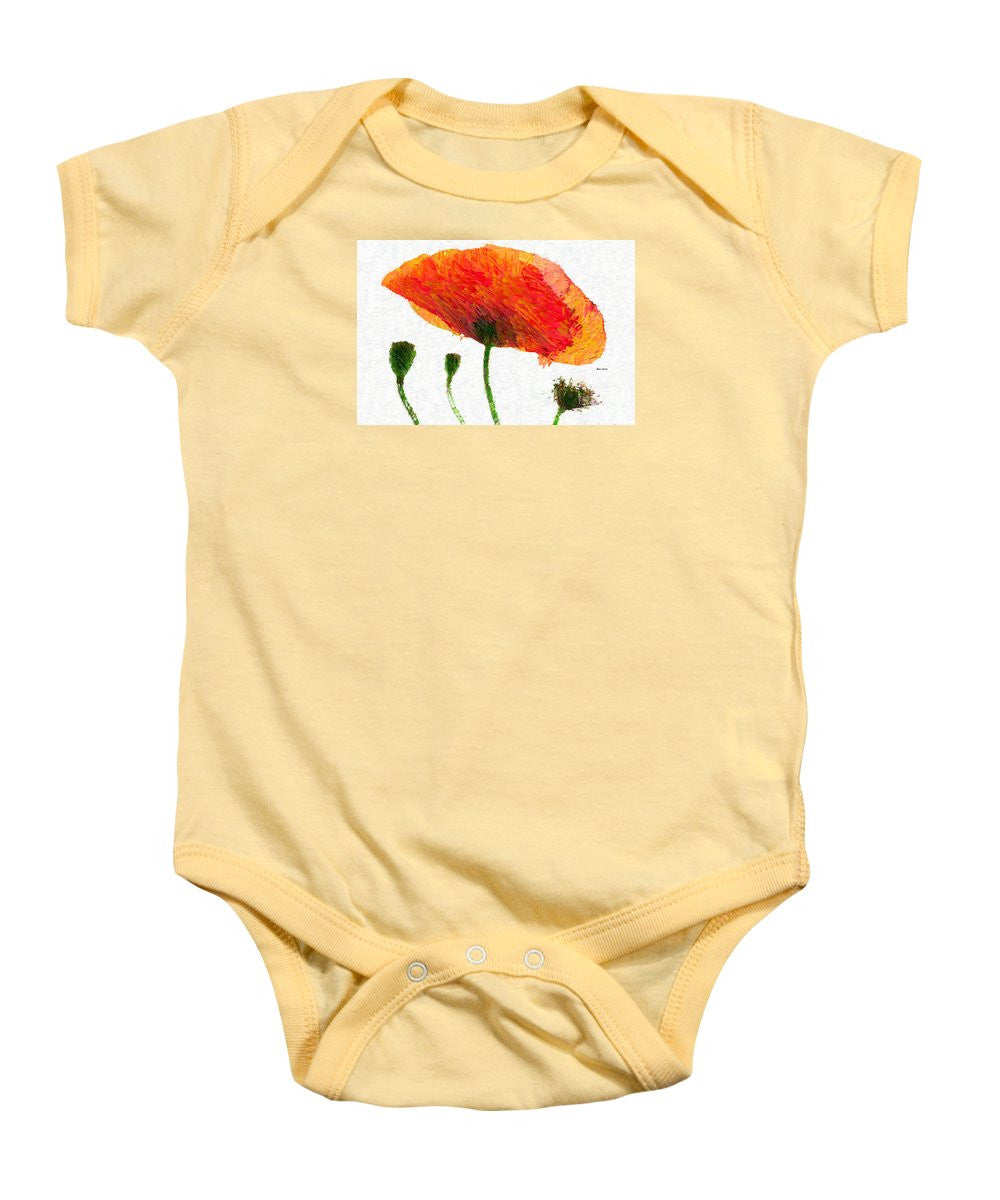 Baby Onesie - Abstract Flower 0723